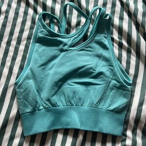 Gymshark Blue Racerback Sports Bra